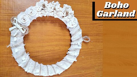 DIY Boho Decoration - How to Make a Garland Decoration