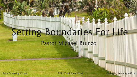 Setting Boundaries For Life