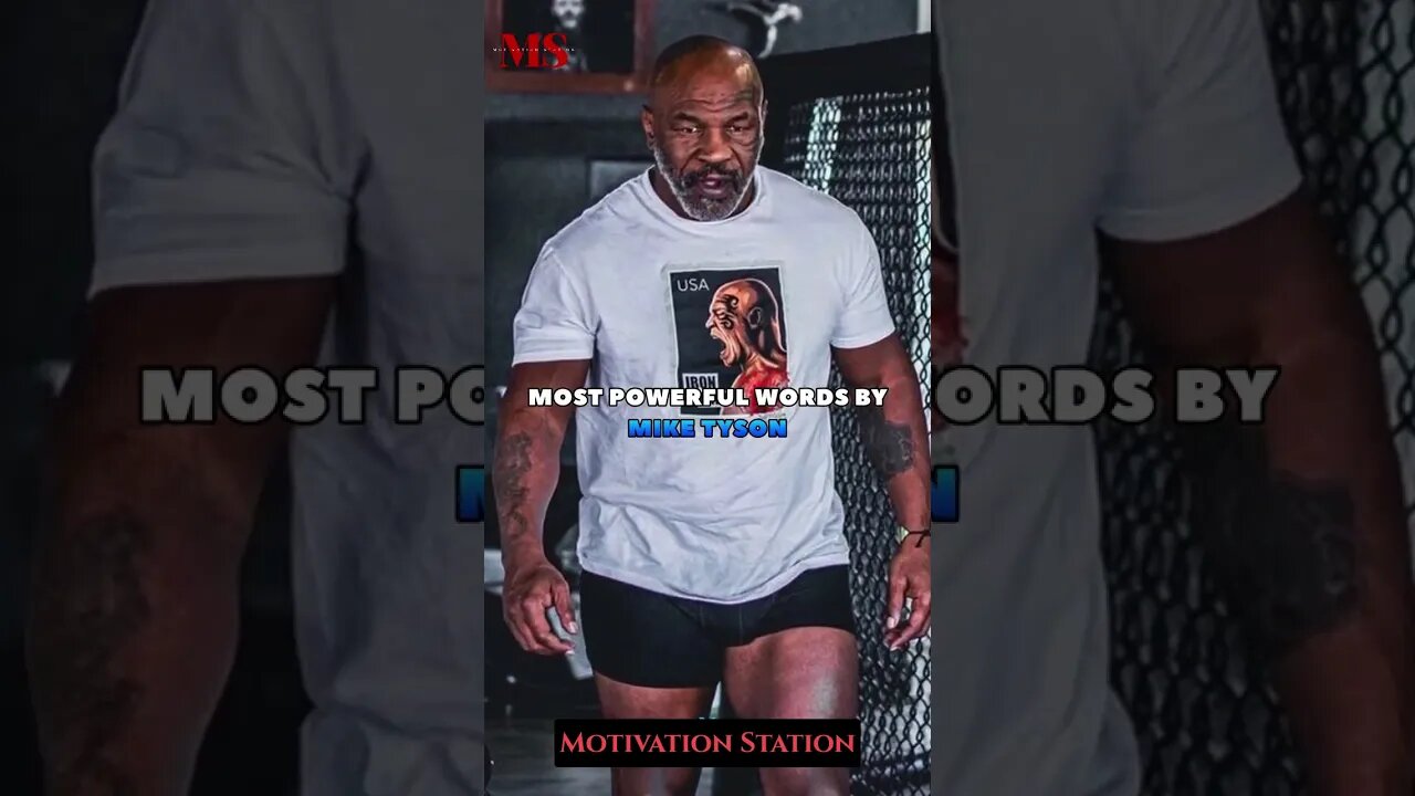 Most POWERFUL Quote by Mike Tyson 🔥💯 #shorts #miketyson #motivation #boxing