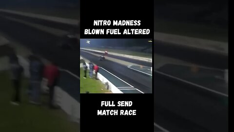 Epic! Nitro Madness Blown Fuel Altered Full Send Drag Race! #shorts