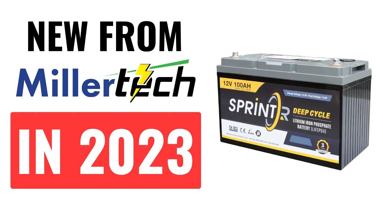 New From MillerTech In 2023 - SPRINTR Batteries, 36V Batteries, & More Power Tool Battery Products!