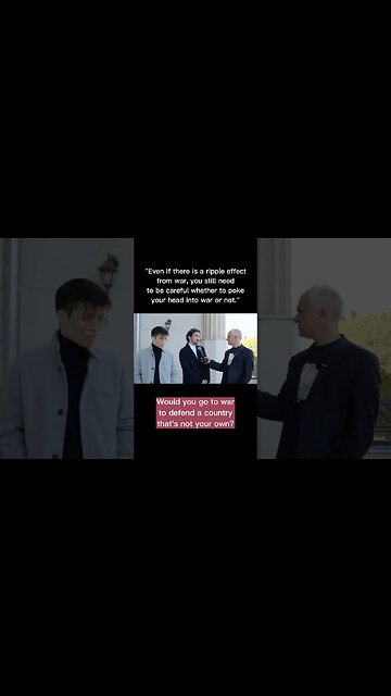 Would you go to war to fight for a country that's not your own? #chinataiwan #peterboghossian