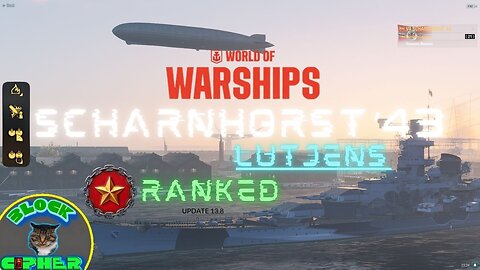 Tier-7 Scharnhorst'43//Ranked//U-C Lutjens | WoWS