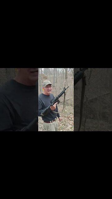 M16 Carbine vs Metal Barrel #shorts