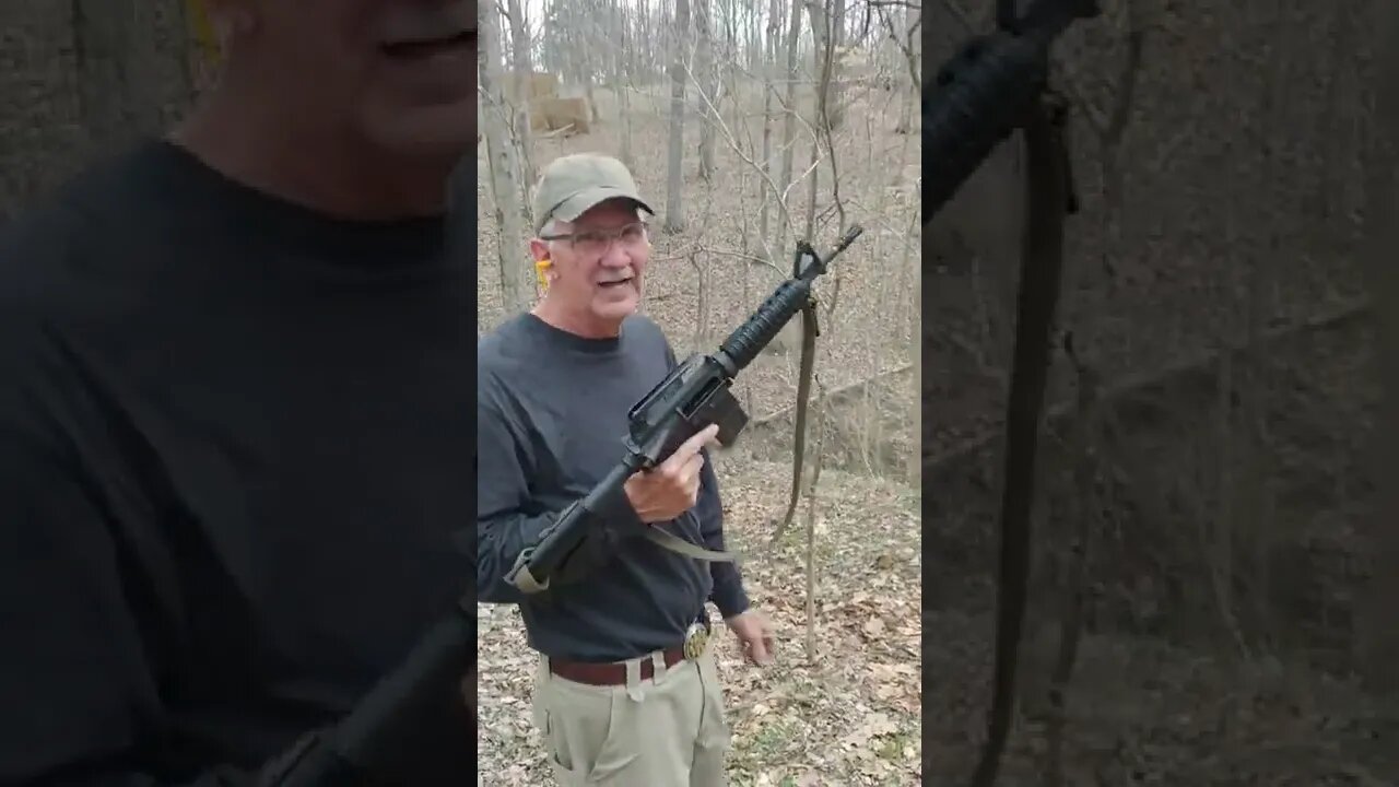 M16 Carbine vs Metal Barrel #shorts