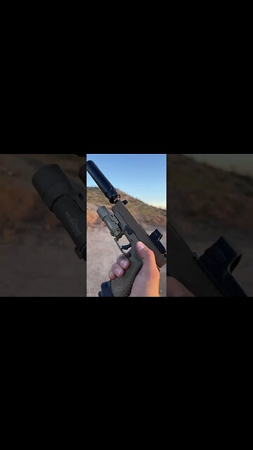 Suppressed XDm Elite 9mm #shorts