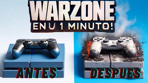 warzone de ps4 en un minuto...