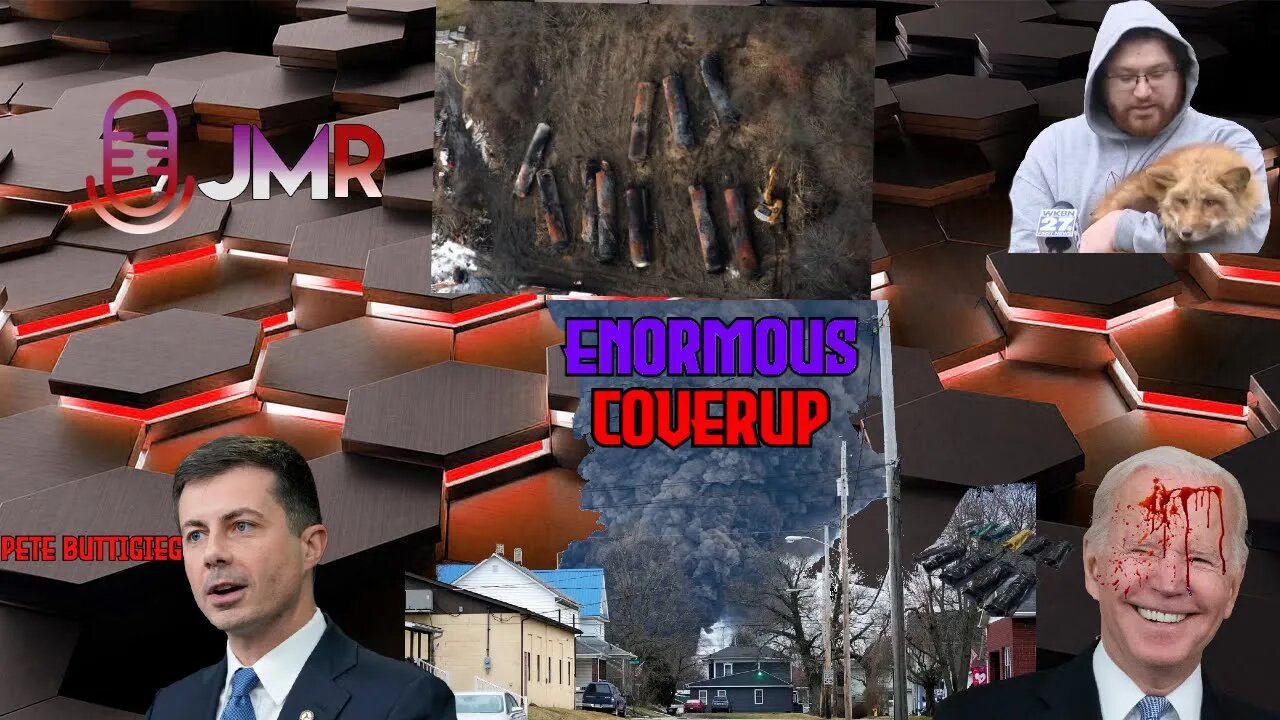 Ohio train derailment gets NO COVERAGE by media animals dead, fish dead MASSIVE COVERUP Government