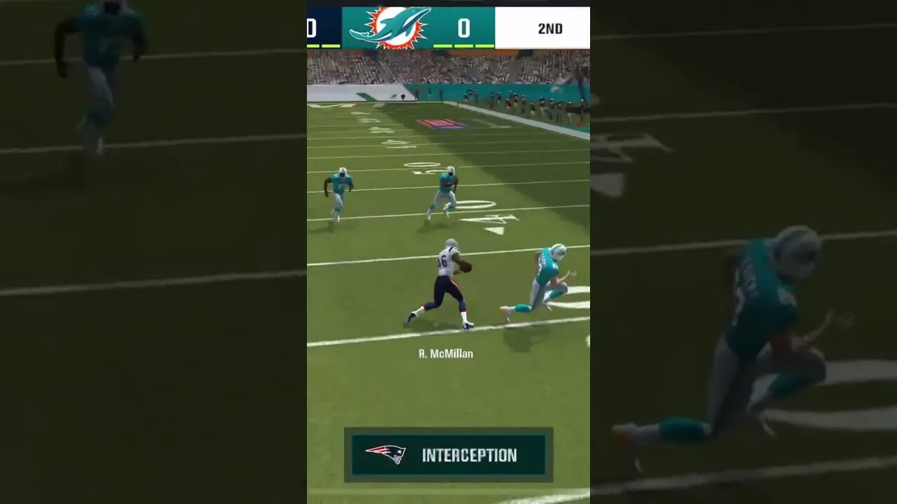 Patriots LB Raekwon McMillan Pass Interception Gameplay - Madden NFL 23 Mobile Football