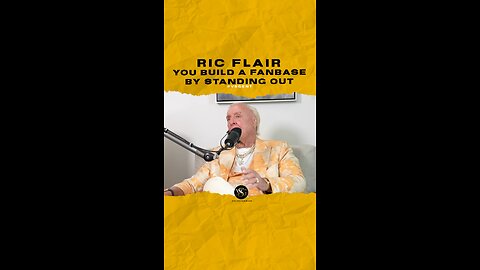 @ricflairnatureboy You build a fanbase by standing out