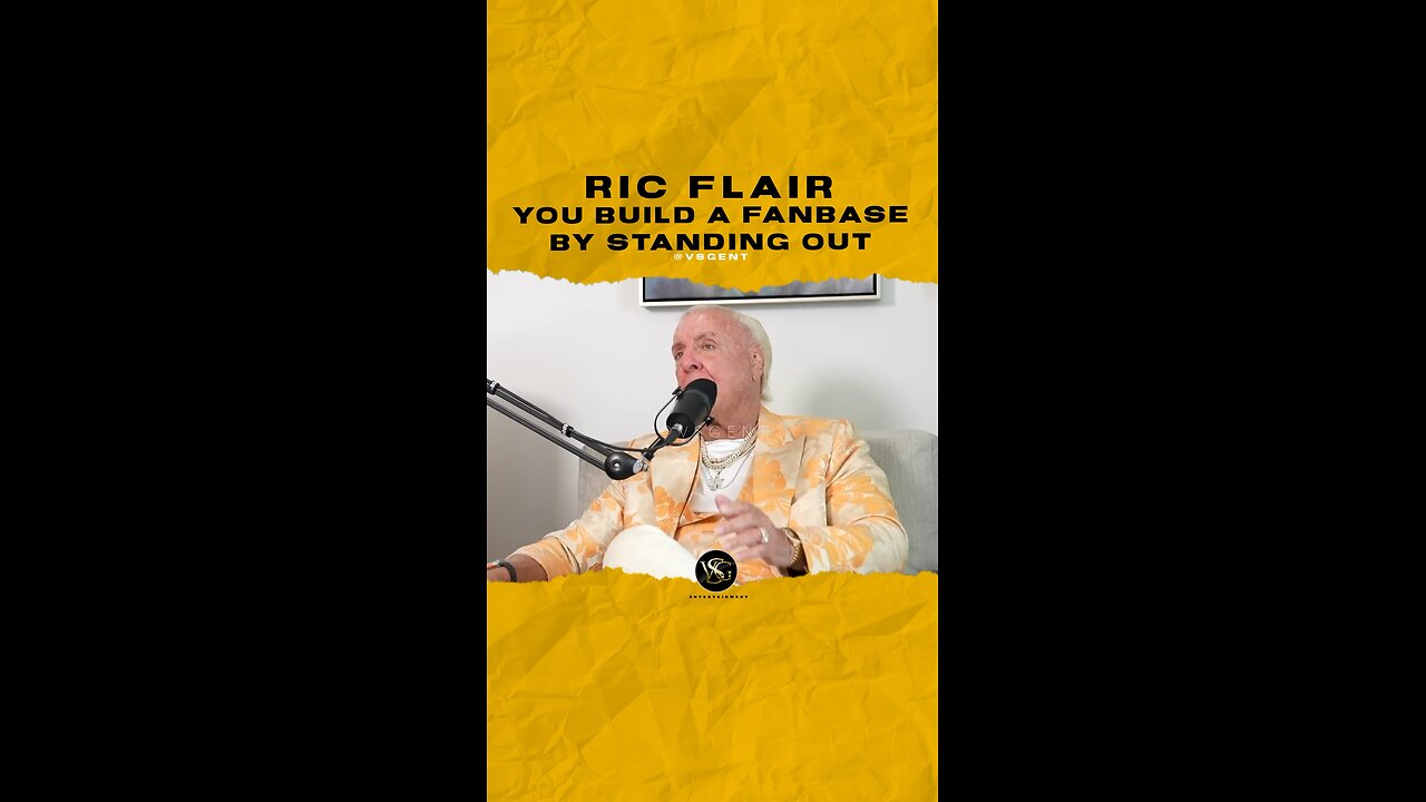 @ricflairnatureboy You build a fanbase by standing out