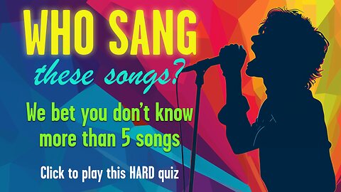 Test Your Knowledge: Can You Identify the Singers of These Challenging Songs?