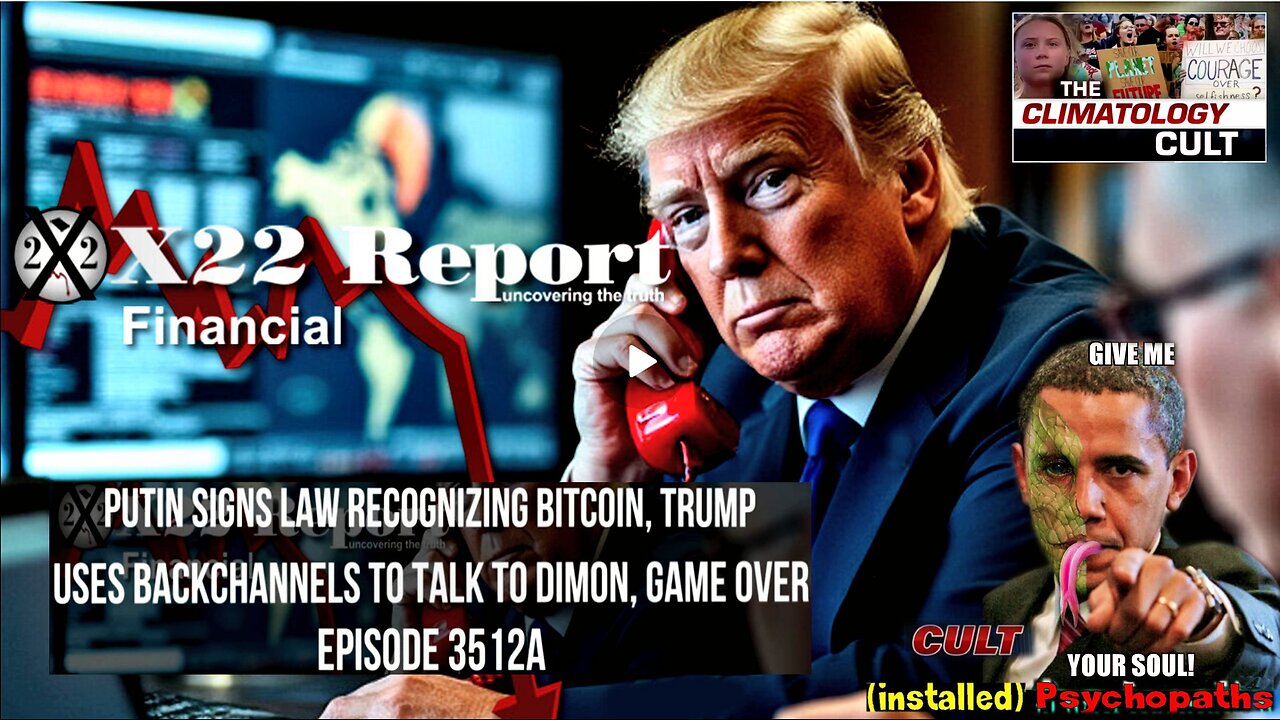 Ep. 3512a - Putin Signs Law Recognizing Bitcoin, Trump Uses Backchannels To Talk To Dimon, Game Over