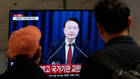 SOUTH KOREA IS NOW UNDER MARSHAL LAW