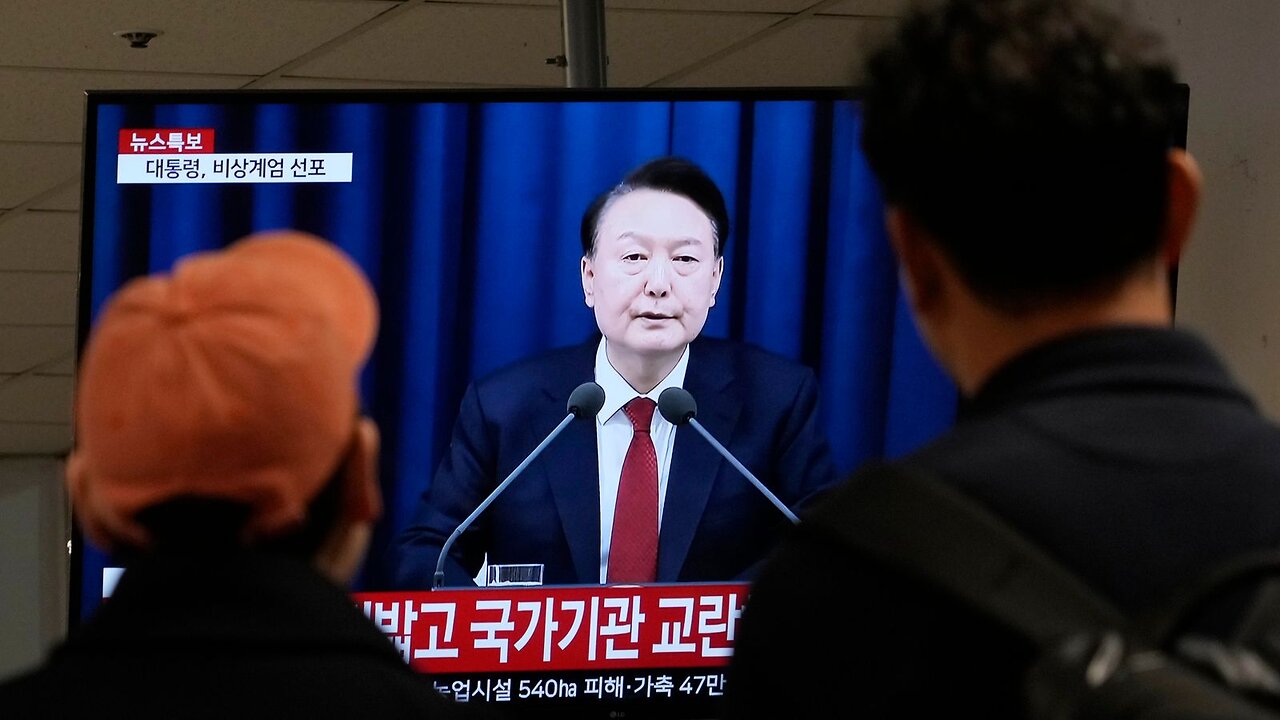 SOUTH KOREA IS NOW UNDER MARSHAL LAW