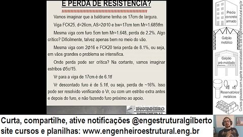 Como dimensionar baldrame com tubulação vertical #engestrutural