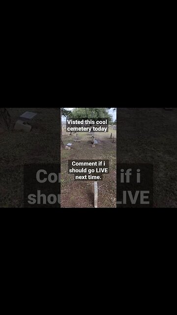Should I go live on my adventures? #cemetery #graveyard #memorial #catholic #question