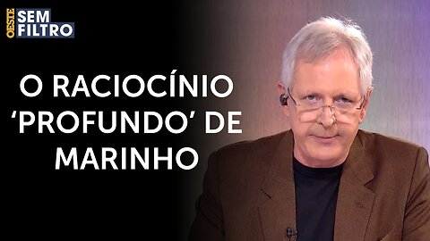 Augusto Nunes: ‘Frase de Marinho é tão rasa que uma formiga atravessa com água pelas canelas’ | #osf