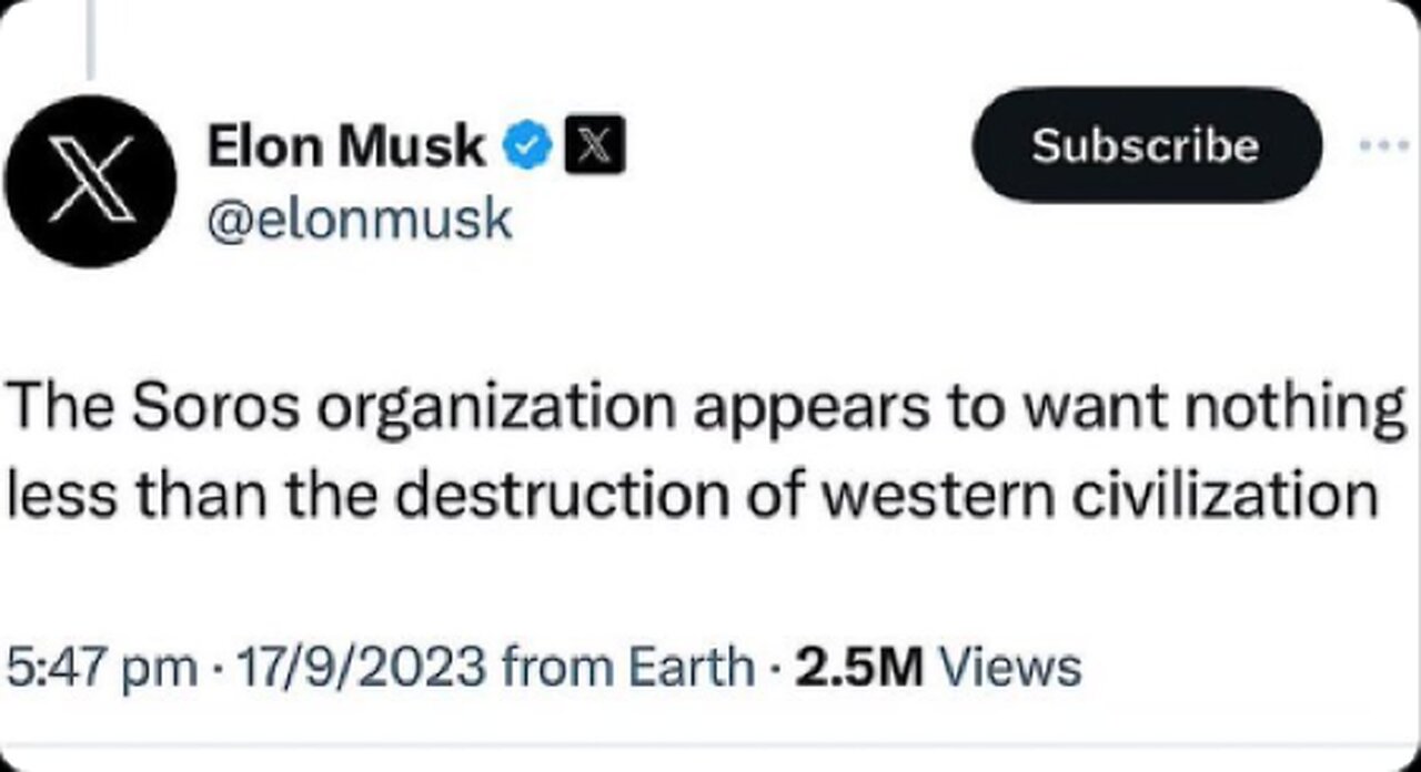 CNBC Shill asks Elon Musk why he made this negative tweet about George Soros