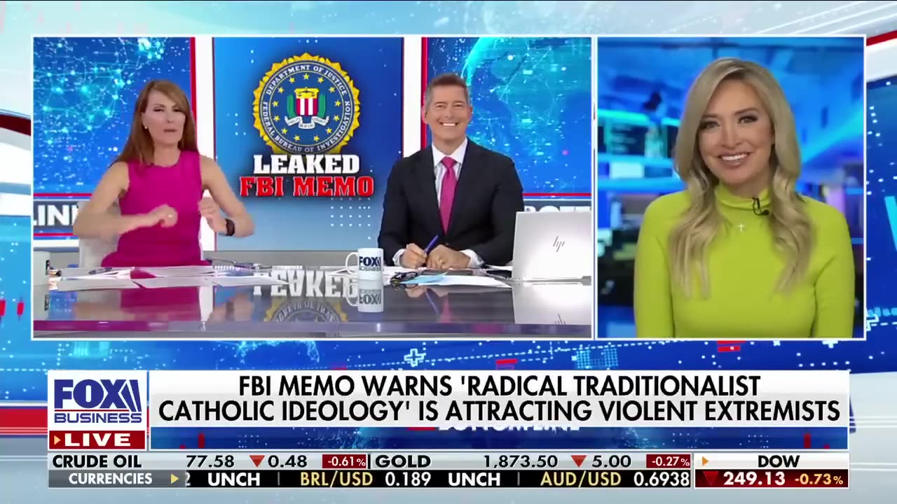 Kayleigh McEnany weighs in on leaked bombshell FBI memo about Catholic ideologists