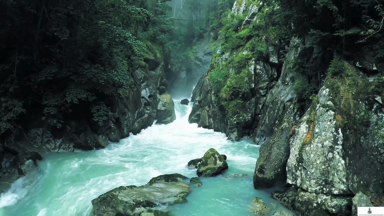 Relaxing Music with waterfalls background music. Sleep music. Stress Relief Music. Meditation Music.