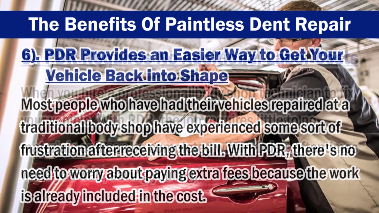 Paintless Dent Repair Vs Traditional Body Shop Repair