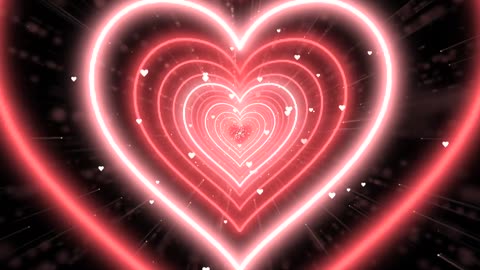 666. [4K] Heart Moving Background❤️Red Heart