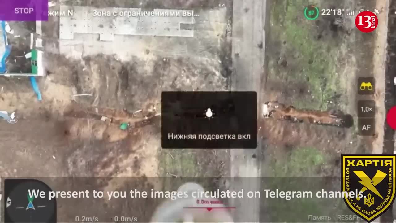 "Insects couldn't escape drone yet again” - drone finds Russians hiding along the trench