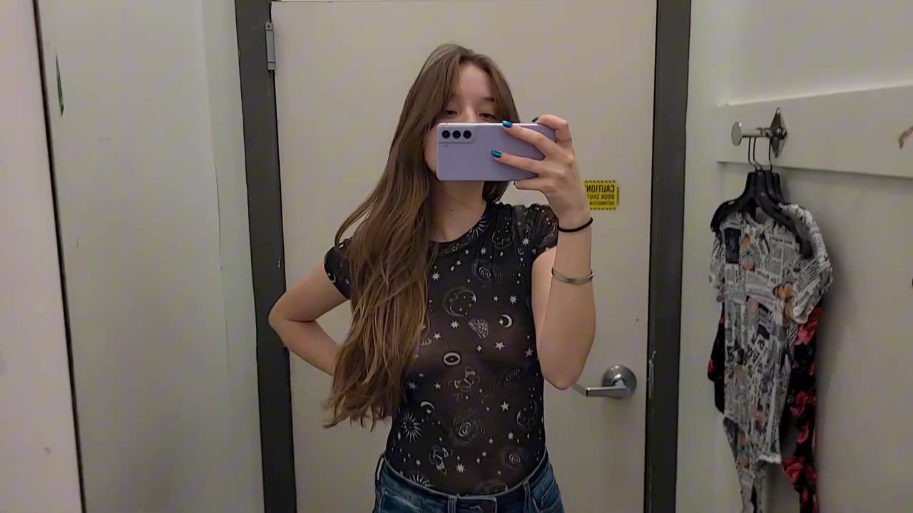 Transparent SEE-THROUGH Try On