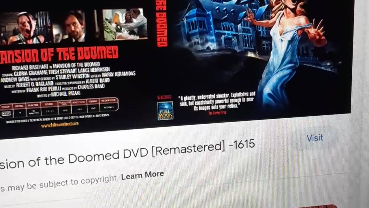 MANSION OF THE DOOMED REVIEW