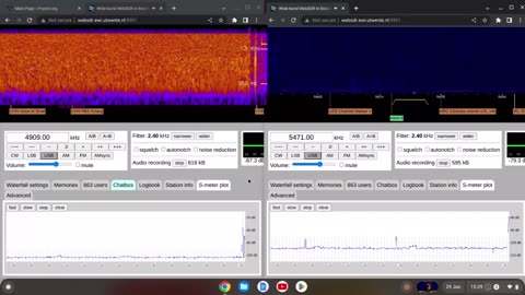 P07 Data Mode 29/01/2023 1500 To 1550 UTC 6 Transmissions