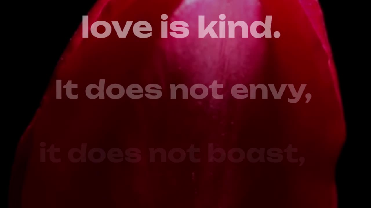 1 Corinthians 13:4