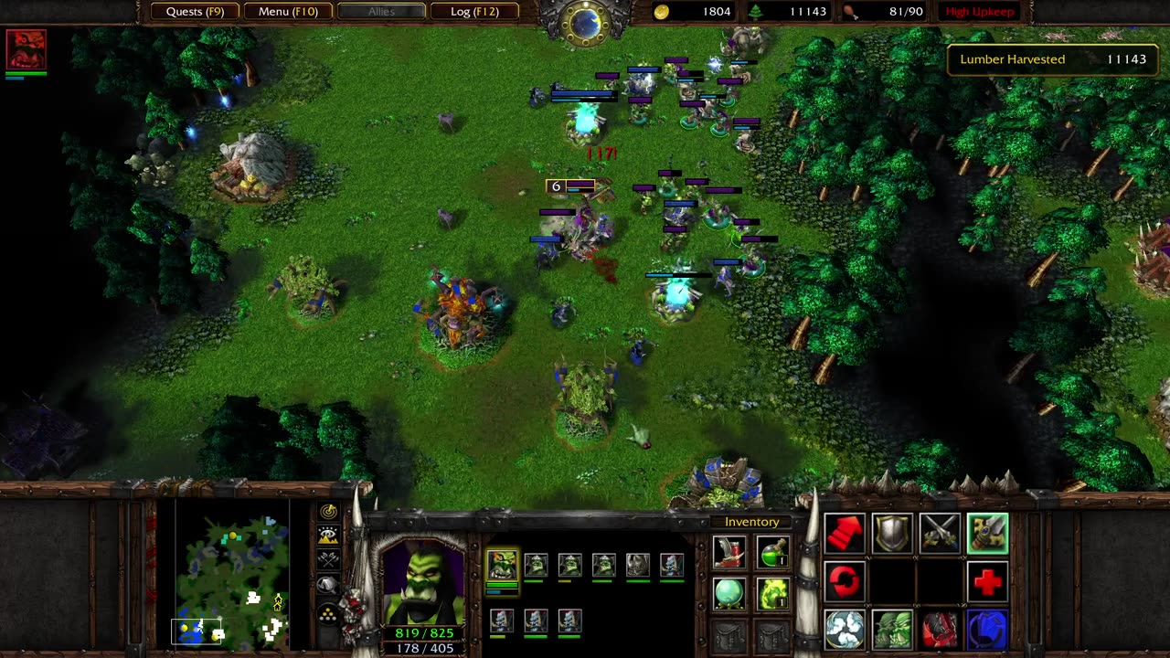 warcraft 3 p10 - we never finished cutting down all of ashenvale