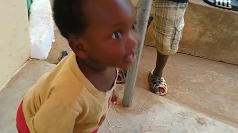 I young child dancing to glorify God