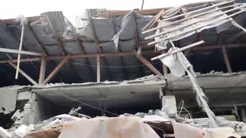 Conseguenze del bombardamento dell'ospedale di Novoaydar da parte delle forze armate ucraine