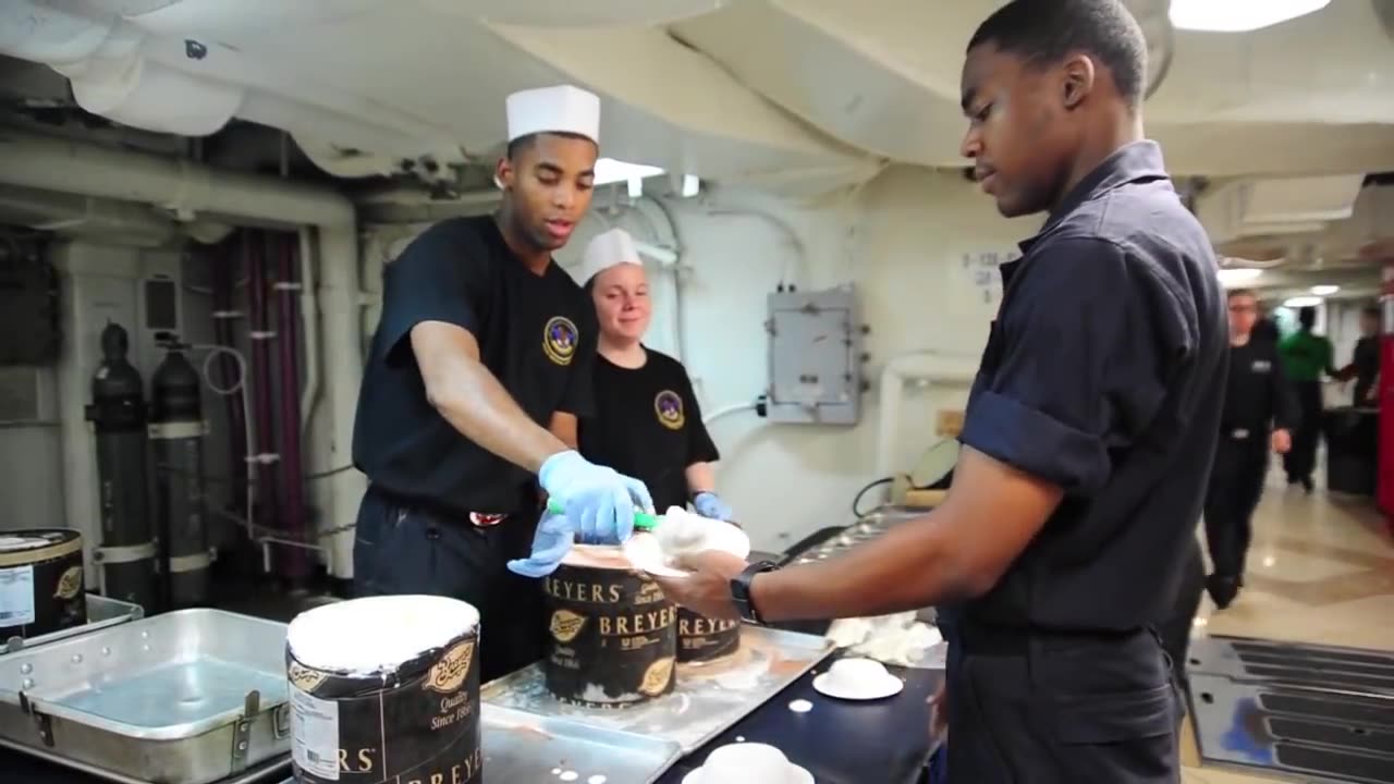 Thanksgiving aboard USS