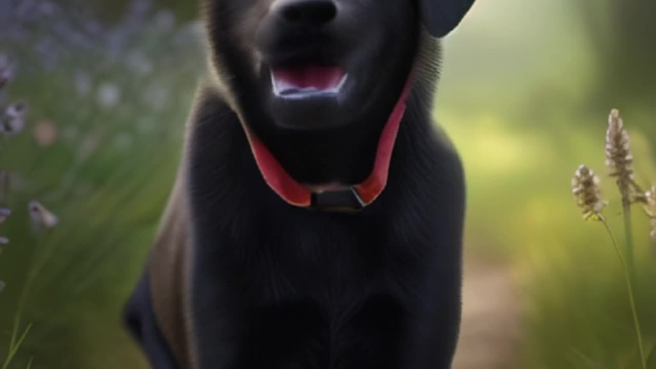 black dog ai video animation