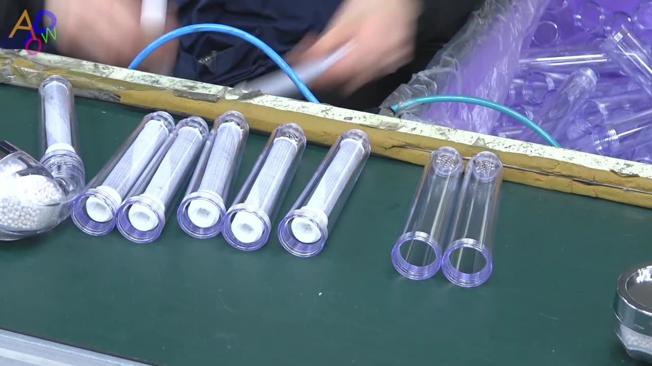 Process of making a filter shower in Korea