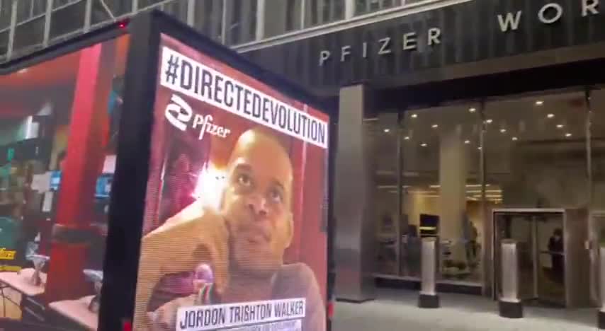 Project Veritas CLOWNS Pfizer With Huge Truck Outside Their Headquarters