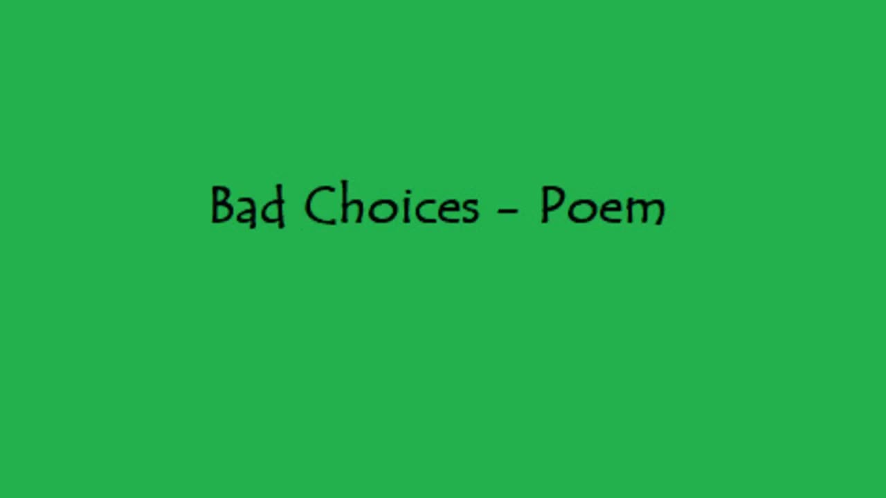 Once choice can change everything...