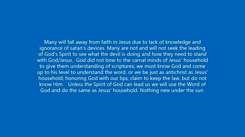 We Will Not Study The Scriptures Like A Textbook