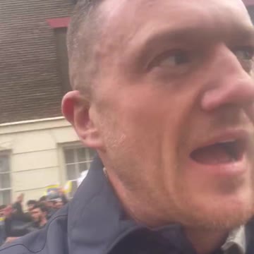 Tommy Robinson with Alex Stein