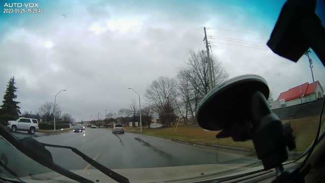 01-25-2023 - Ford F-150 loses control in the rain, does 360