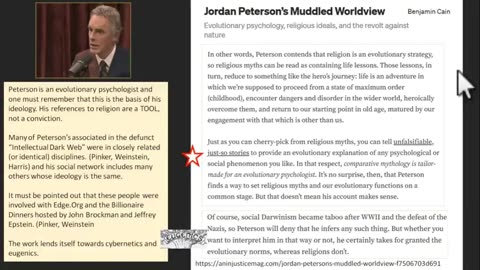 Jordan Peterson's WEF Dreams