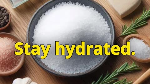 The Role of Table Salt in Rehydration