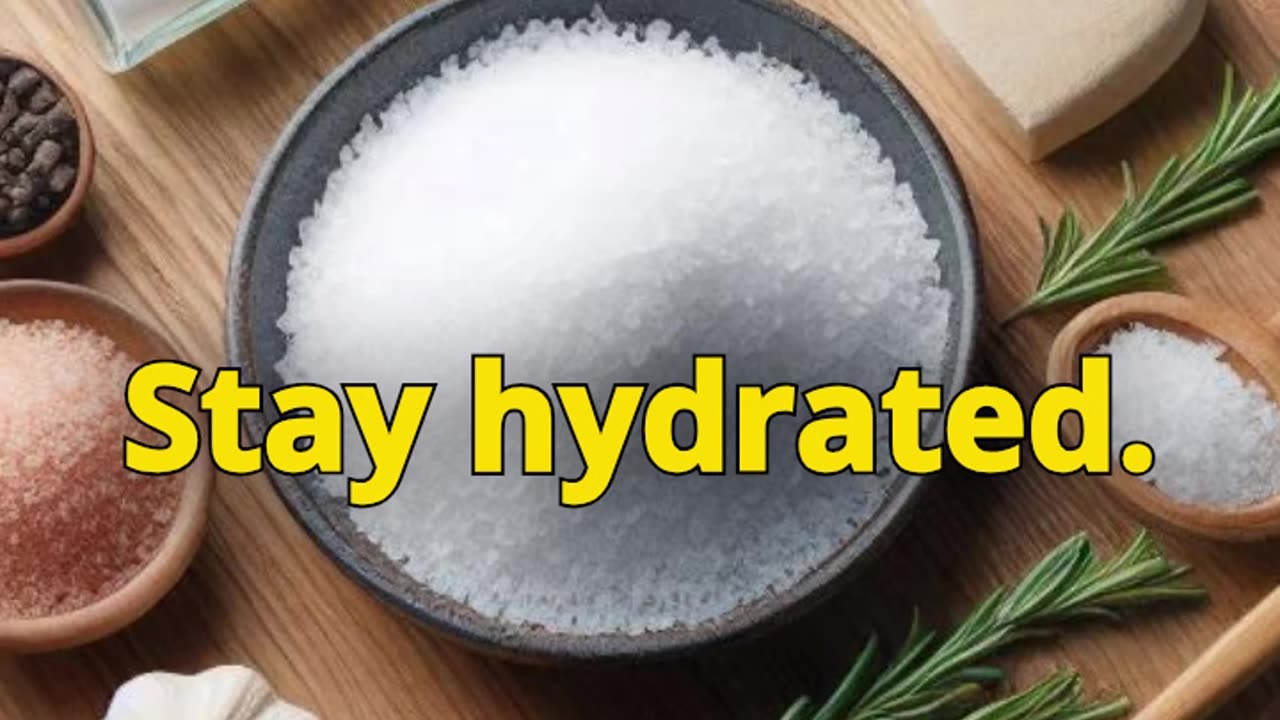 The Role of Table Salt in Rehydration