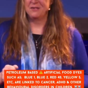 PETROLEUM BASED ARTIFICIAL 😤FOOD DYES FDA APPROVED 😡LINKED TO CANCER ADHD & OTHER BEHAVIORAL🫤DISORDERS IN CHILDREN