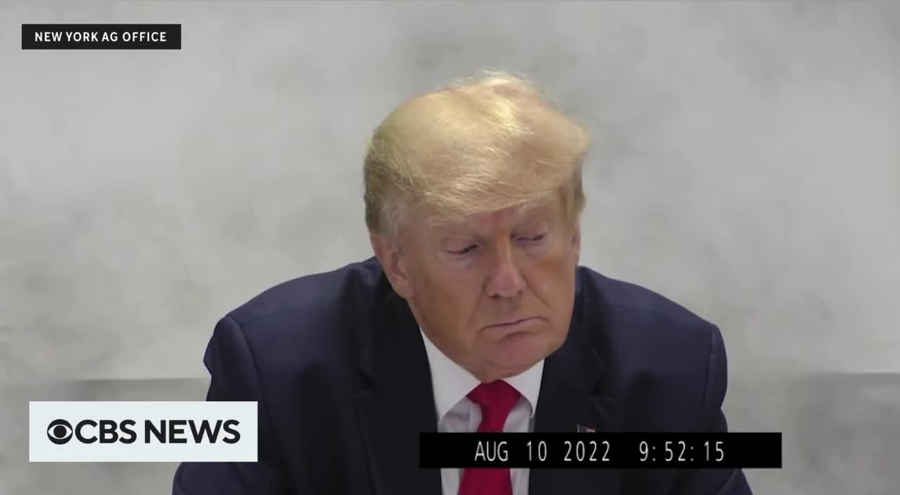 Video of Trump's August deposition