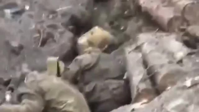 Video From Ukrainian Soldier Near Bakhmut