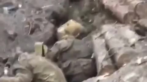 Video From Ukrainian Soldier Near Bakhmut